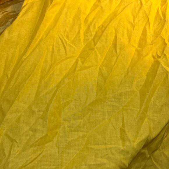 Vibali Yellow Embroidered Anarkali Dress with Gold & Red Floral Details –Size 32 - Picture 8 of 8